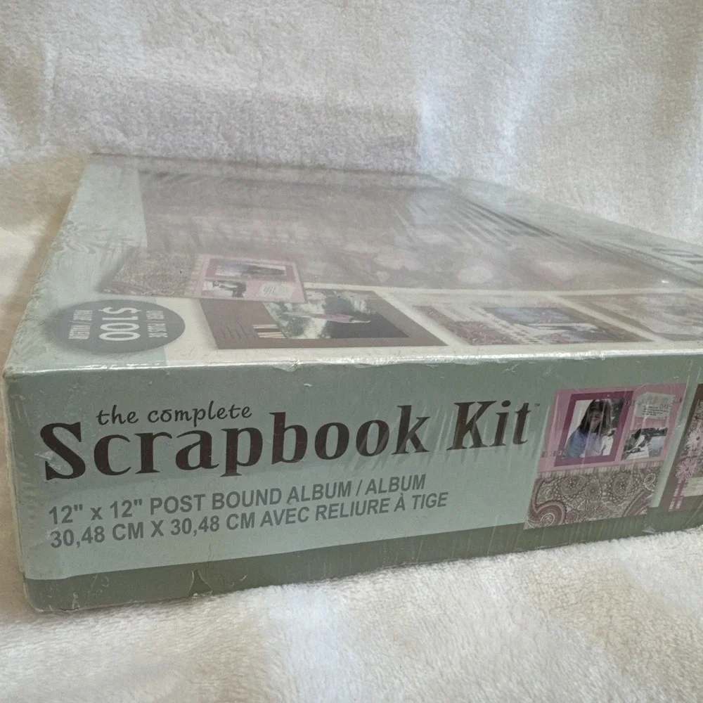 The Complete Scrapbook‎ Kit 12x12 Post Bound Album Over 1200 Pieces New